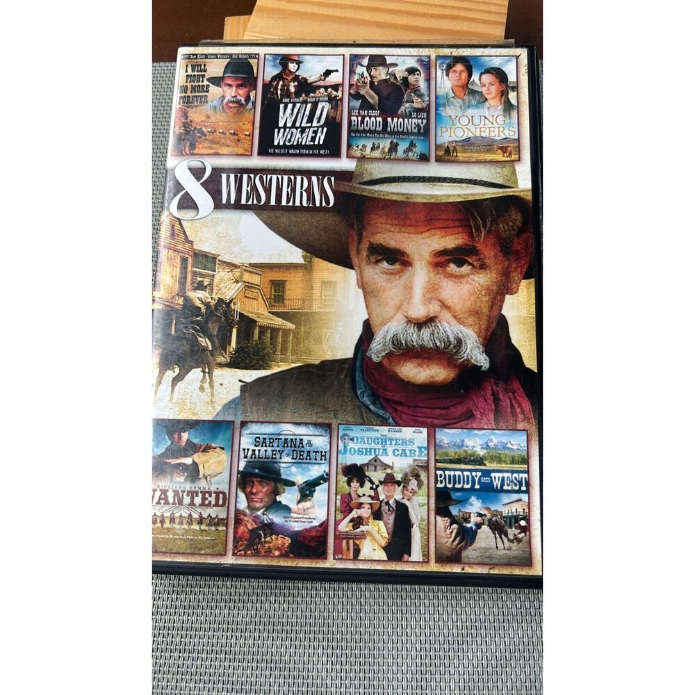Western 8 Movies 11 hours  DVD
